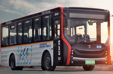 Indijoje „Pinnacle Industries“ pristatė 9 m ilgio elektrinį autobusą
