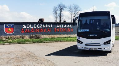 Šalčininkų autobusų parkas pradeda vežti maršrutu Šalčininkai–Milvydai