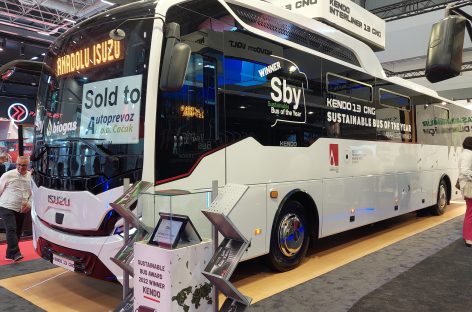 „Anadolu ISUZU“ stende „Busworld Turkey 2022“ – ekologiškos transporto priemonės