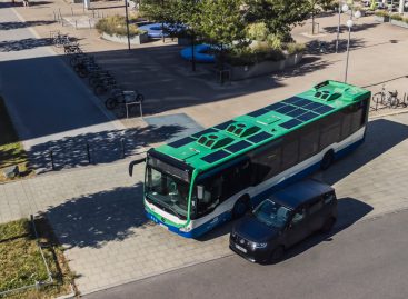 Miunchene – saulės energija varomi autobusai