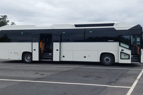 Naujausias „Scania“ autobusas „Fencer F1“ bus elektrinis