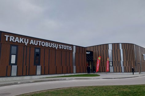 Atidaryta nauja Trakų autobusų stotis