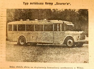Istorija: štai tokie autobusai buvo pasiūlyti Vilniui 1931-aisiais