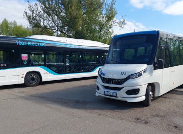Lietuvoje pristatyti du nauji elektriniai autobusai