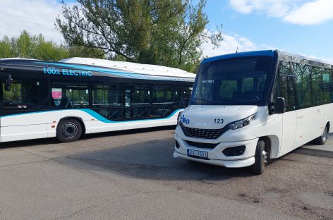 Lietuvoje pristatyti du nauji elektriniai autobusai