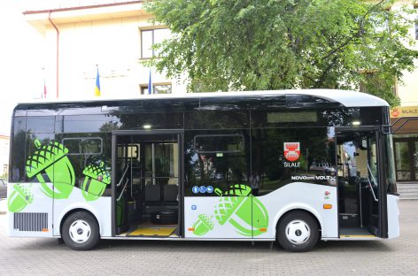 Į Šilalę atvyko pirmasis iš trijų įsigytųjų elektrinių autobusų