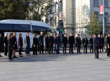 Dėmesys saugiam eismui: Lukiškių aikštėje – „Nematomų žmonių autobusas“