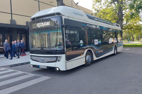Kaune galima išbandyti vandenilinį autobusą