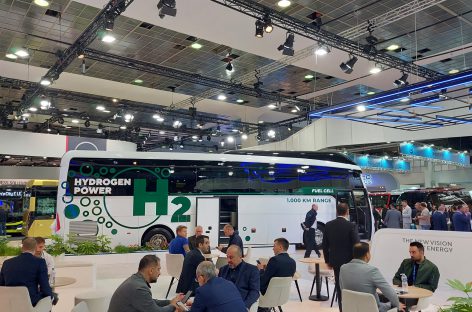 „Temsa“ gamintojai „Busworld Europe 2023“ parodoje pristatė tarpmiestinį vandenilinį autobusą