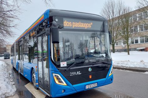 Kokiais maršrutais Klaipėdoje važinės naujieji elektriniai autobusai?