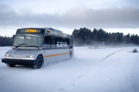 Kanadoje sukurtas žiemos sąlygoms skirtas elektrinis autobusas
