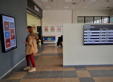 Marijampolės autobusų stotyje – informacinis lietimui jautrus ekranas