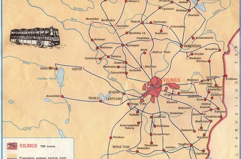 Kokiais Vilniaus priemiesčio maršrutais keleiviai vežti 1981-aisiais?
