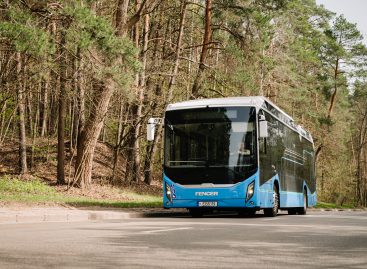 „Kautra“ išbando elektrinį autobusą Kauno regione