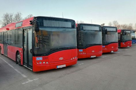 Panevėžio autobusų parkas ramina miestiečius: iš „Solaris“ autobusų kylantys garai aplinkai nekenkia