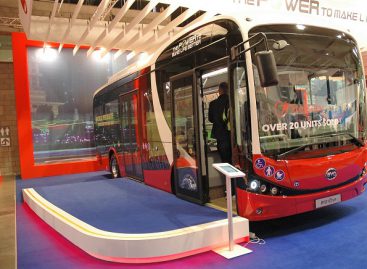 Azerbaidžane surinkinės BYD autobusus