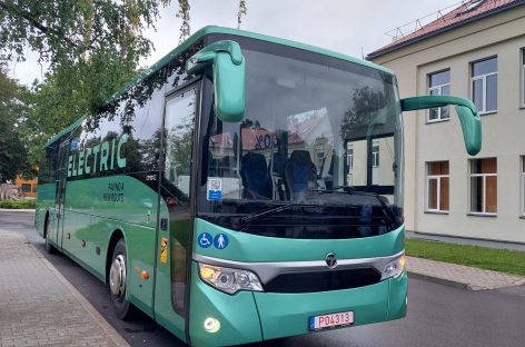 Lietuvoje – iki šiol nematytas elektrinis autobusas