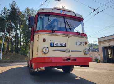 Dieną be automobilio bus galimybė pasivažinėti legendiniu retro troleibusu