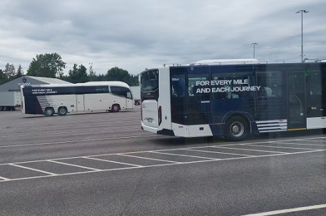 „Scania“: autobusų saugumas – svarbiausia