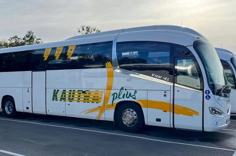 „Kautra“ pristato naujus aukščiausios klasės autobusus papildomoms kryptims tarp Vilniaus, Druskininkų ir Alytaus