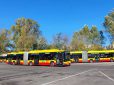 Keleivių vežėjai lankėsi viename iš Varšuvos autobusų parkų