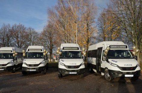 Kaišiadoryse – keturi nauji elektriniai autobusai