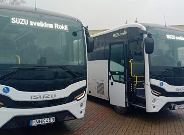 Rokiškio autobusų parke – nauji 35 vietų autobusai