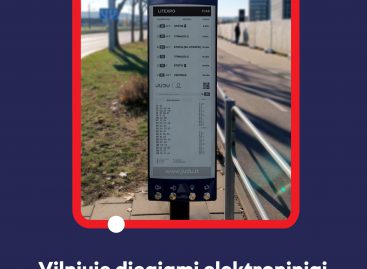 Vilniuje diegiami elektroniniai viešojo transporto tvarkaraščiai