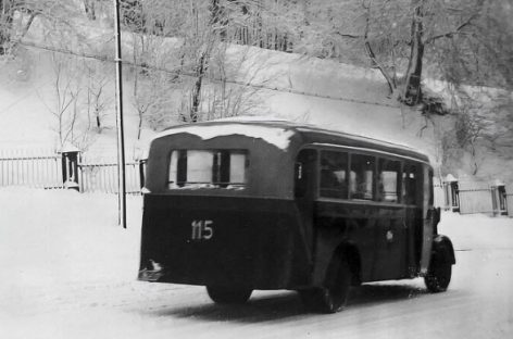 1935-ųjų žiemos pradžioje autobusai pradėti šildyti