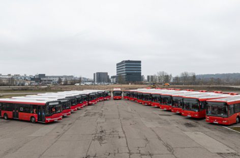 Kauno dovanoti autobusai – saugumo ir pagalbos simbolis Charkive