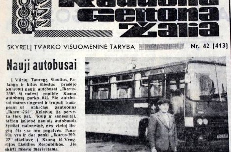 1982-aisiais į Kauną atvyko pirmieji tarpmiesčio vežimams skirti „Ikarus”