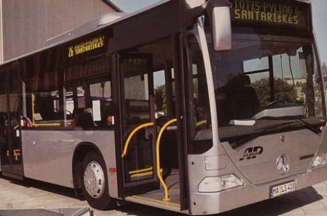 Pirmieji nauji „Mercedes-Benz“ autobusai Vilniuje pasirodė 2003-iųjų pavasarį