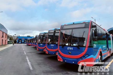 Ekvadoro sostinei pristatyti pirmieji „Yutong“ troleibusai
