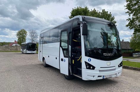 Šalčininkuose – du nauji autobusai