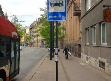Islandijos stotelė – Vilniaus naktinio viešojo transporto stotis