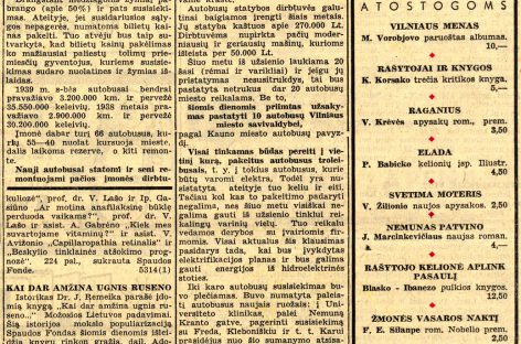 Prieškario spaudoje – apie troleibusus ir savų autobusų gamybą