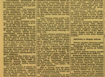 Kiek keleivių Kaune vežta 1940-aisiais?