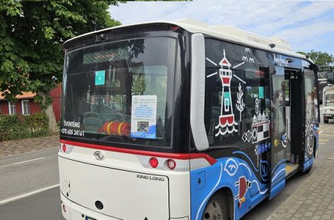 Nidoje – pirmasis Lietuvoje elektrinis „King Long PEV6“ autobusas