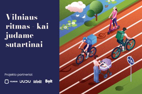 Sostinėje startuoja darnaus judumo kampanija: „Vilniaus ritmas – kai judame sutartinai“