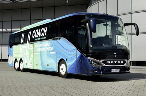 „Setra“ pradeda vandenilinio autobuso bandymus