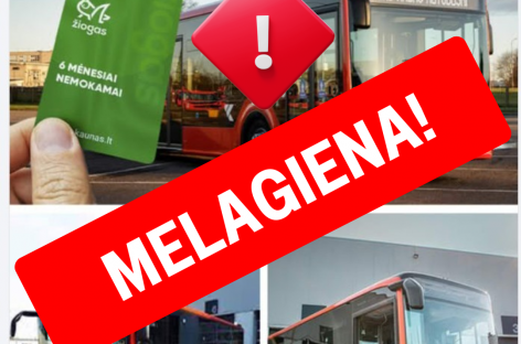 „Kauno autobusai” perspėja: vėl plinta melagienos socialiniame tinkle