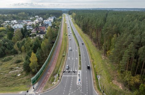 Rekonstruotame Nemenčinės plente – įjungtos 8 naujos šviesoforinės sankryžos: dar daugiau saugumo ir patogumo visiems eismo dalyviams