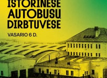 Vizualus koncertas „Kautros” istorinėse autobusų dirbtuvėse