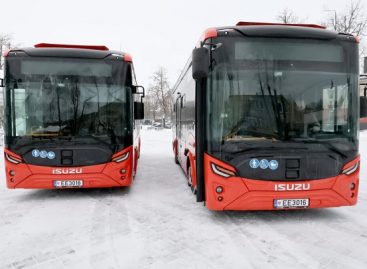 Kuršėnuose – du elektriniai autobusai
