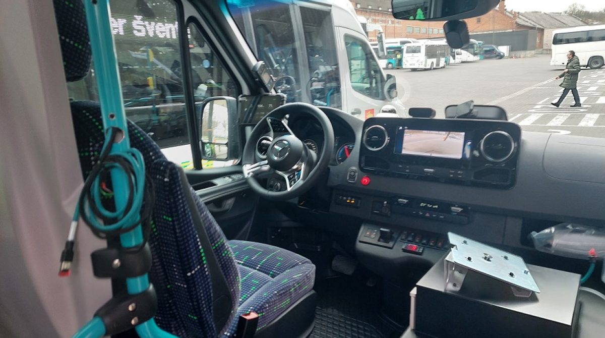 Užimtumo tarnybos renginys sudomino klientus autobuso vairuotojo profesija