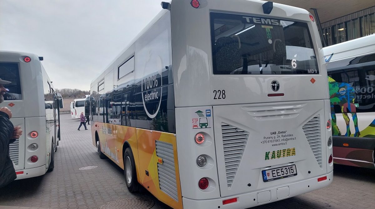 Radviliškyje – nauji elektrobusai: patogios, tylios ir nemokamos kelionės kiekvienam