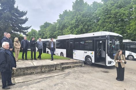 Elektrėnų autobusų parką papildė 11 naujų elektrinių KING LONG autobusų