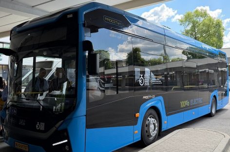 TOKS Vilniaus rajono maršrutuose išbando elektrinį autobusą
