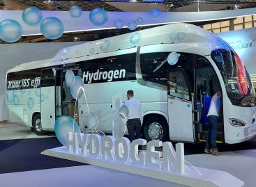 „Irizar“ pristatė antros kartos vandenilinį autobusą