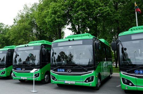 Kretingoje – 10 naujų elektrinių autobusų